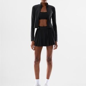 Aritzia Black Mini Tennis Skirt